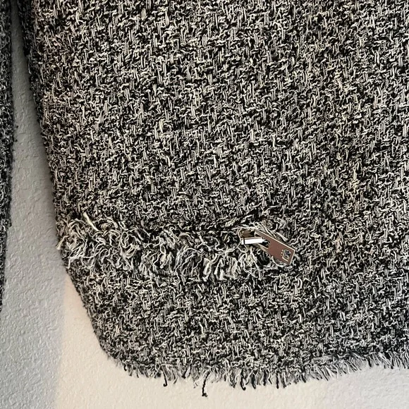 IRO Black and White Tweed Jacket - Picture 3 of 4